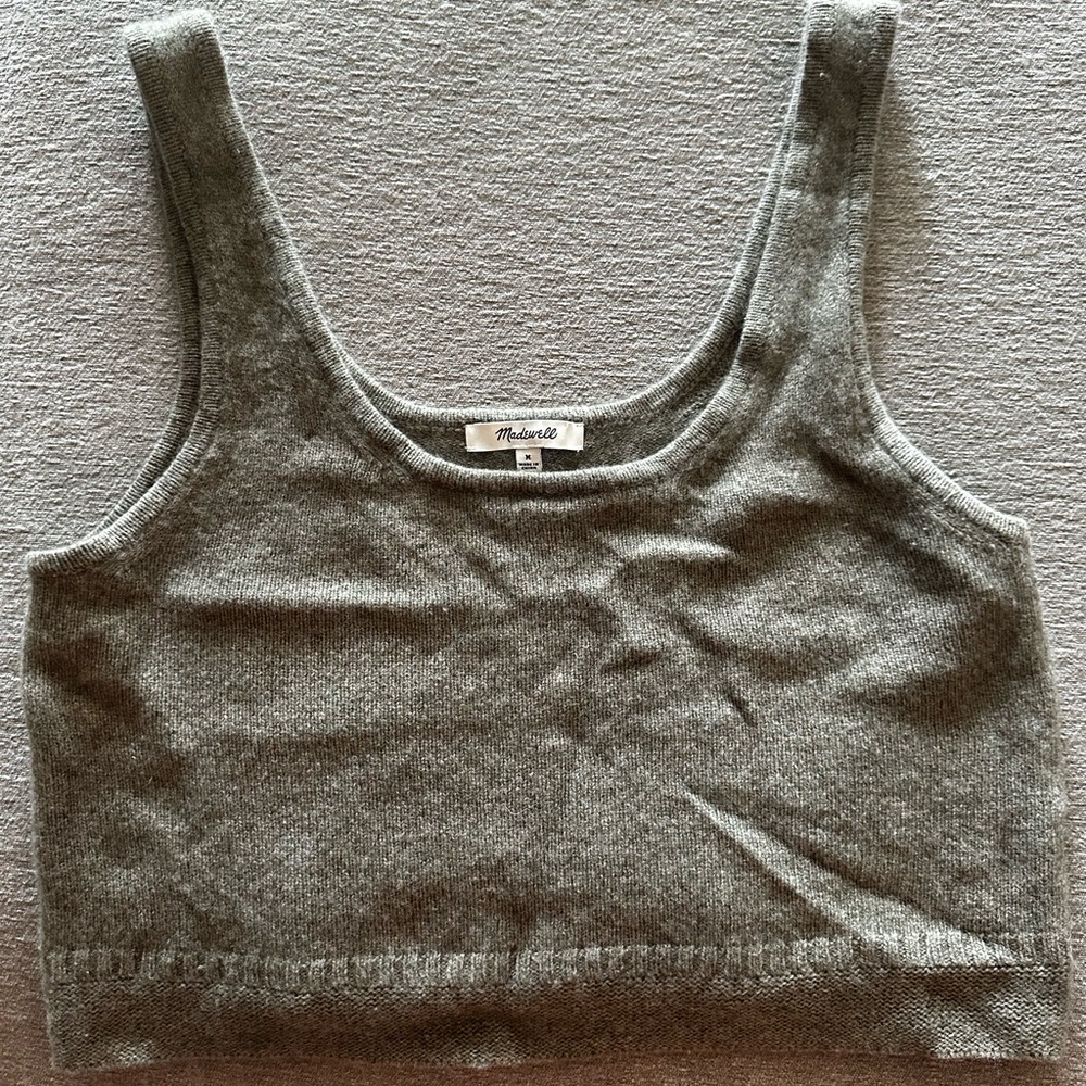 Madewell Square Neck Cropped tank